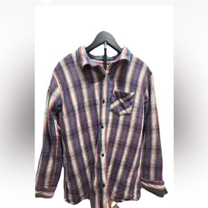 Burton Multicolor Striped Casual Fleece Lined Jacket